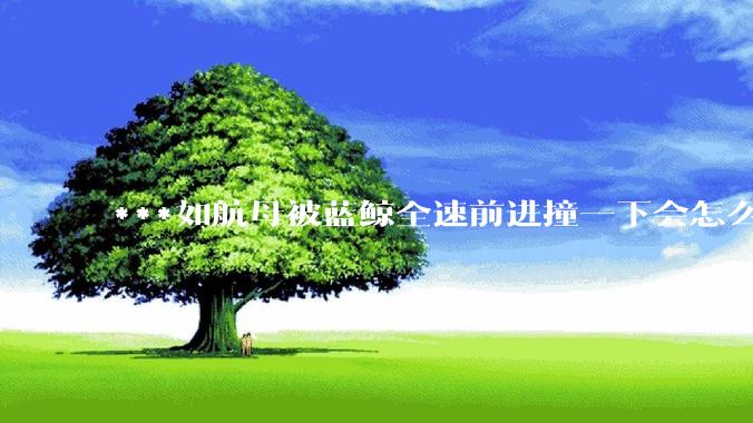 ***如航母被蓝鲸全速前进撞一下会怎么样？
